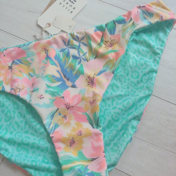 BILLABONG NEW Sweet Tropics Reversible Lowrider Bikini Bottom - Picture 3 of 10